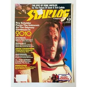 STARLOG #90 - 1985 January Featuring 2010 On Cover VINTAGE